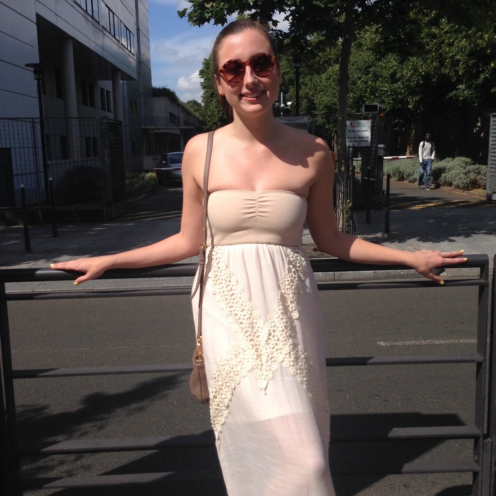 Judith March Deep Southern Maxi, Cream